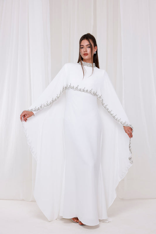 Royal Crystal Luxe Cape Set