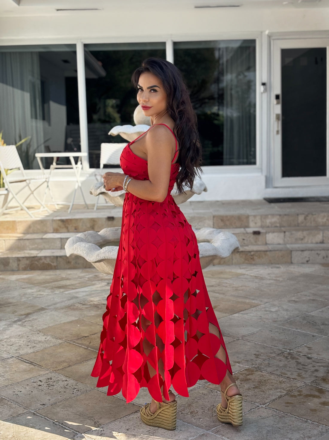 Luxe Moon cut Dress
