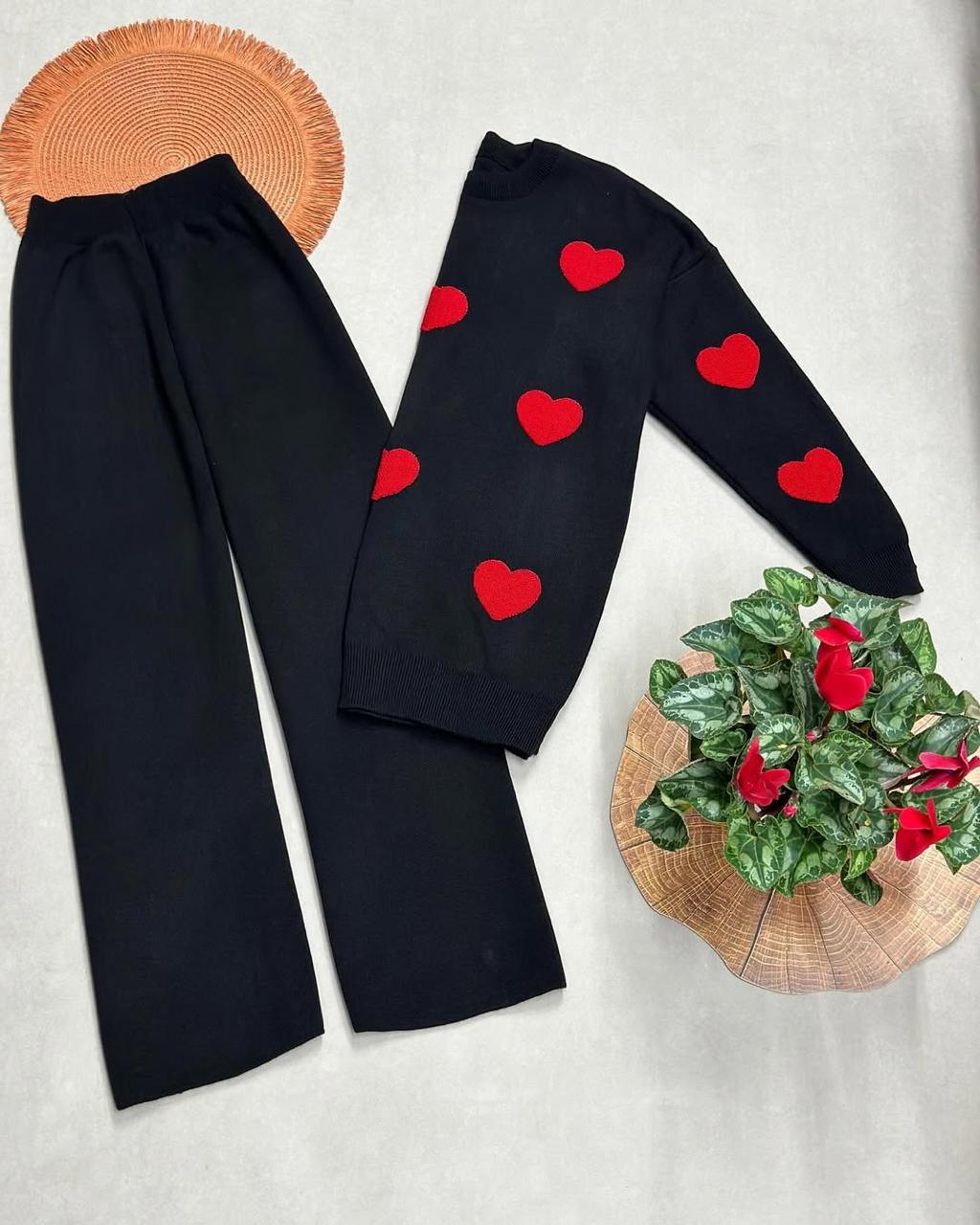 Rosie Oversized Heart Co Ord Set