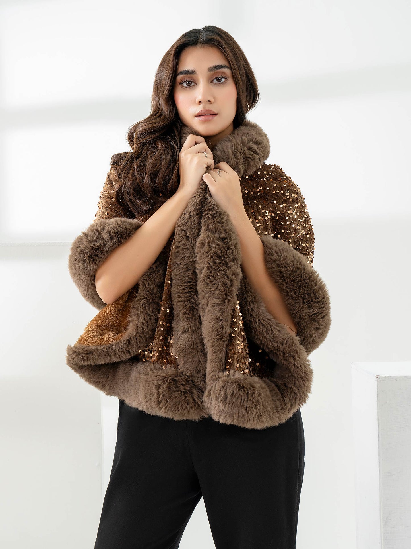 Gold Sequin Cape Gold Cape Blazer Sequin Cape Shawl Gold