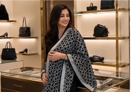 Ferro Luxury Monogram Stole