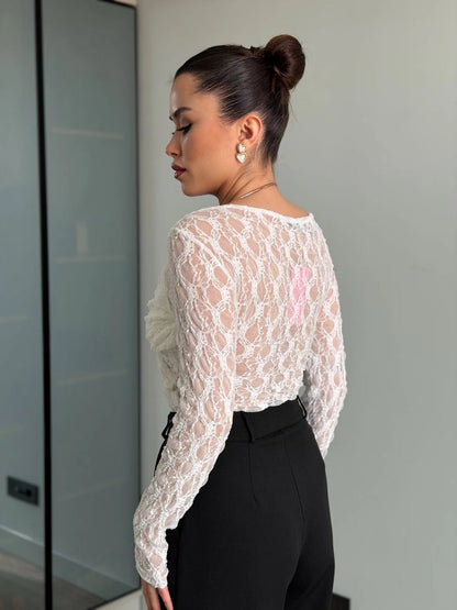 Noir Romance Lace Bodysuit