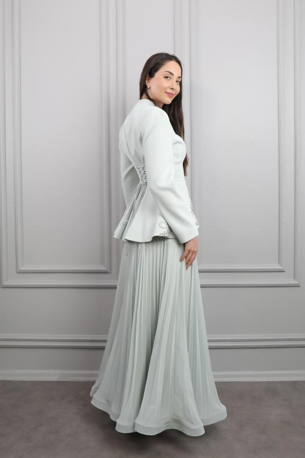 The Pearl Elan Gown Set