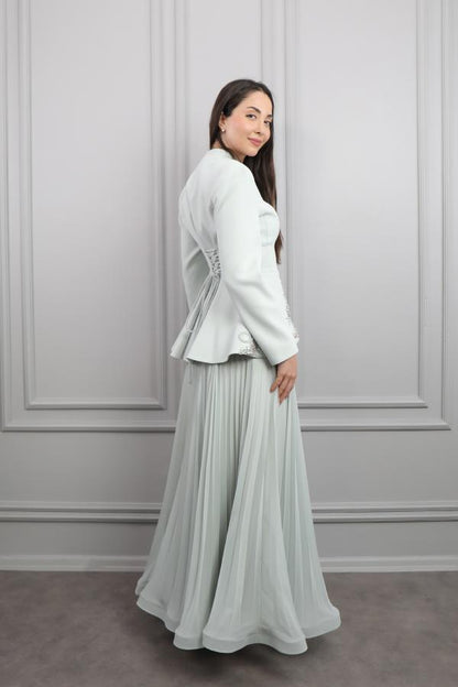 The Pearl Elan Gown Set