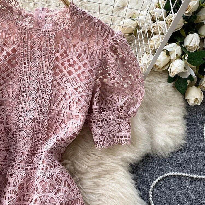 Zoish Vintage Luxury Lace Dress