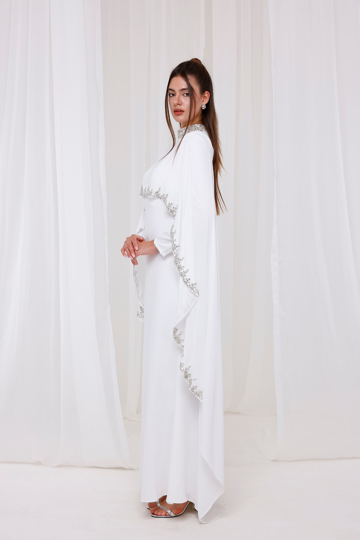 Royal Crystal Luxe Cape Set