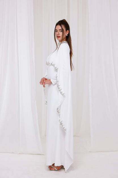 Royal Crystal Luxe Cape Set
