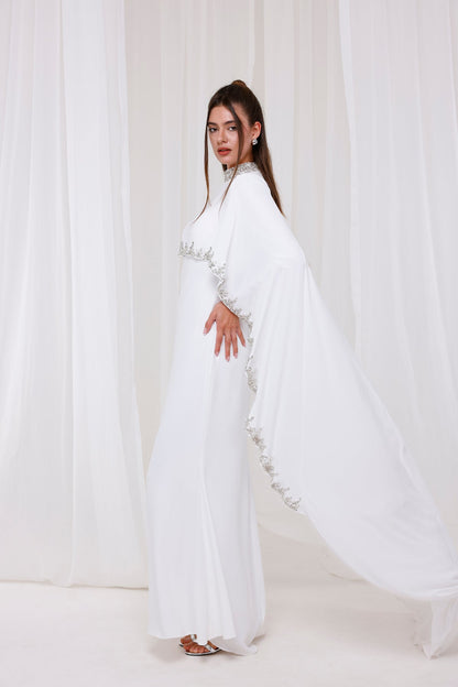 Royal Crystal Luxe Cape Set
