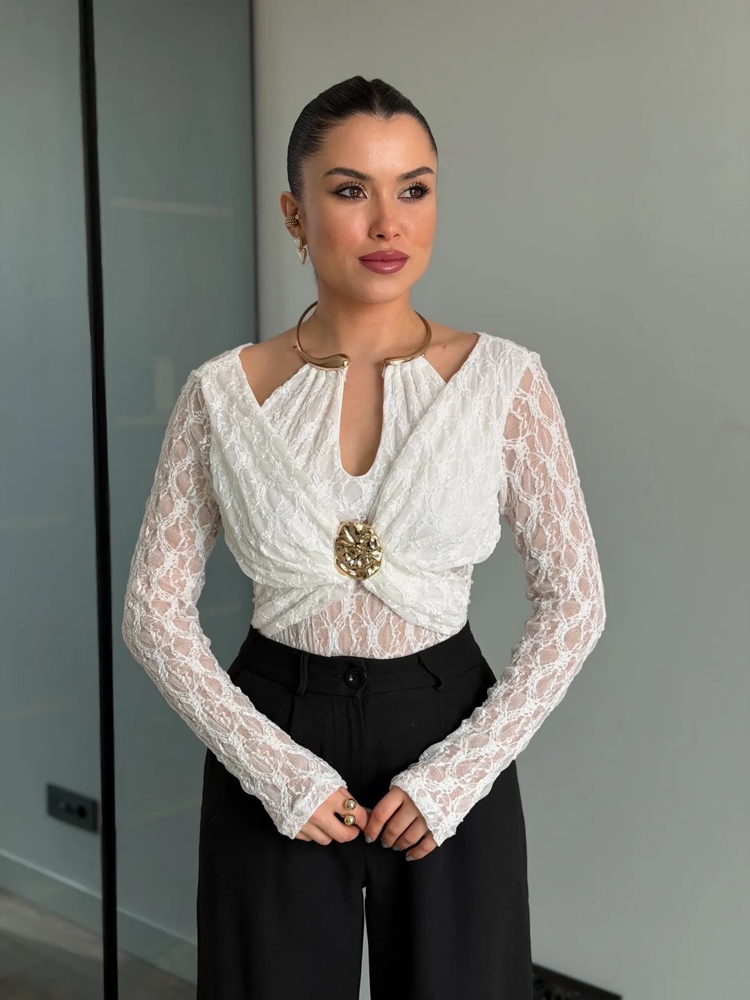 Noir Romance Lace Bodysuit