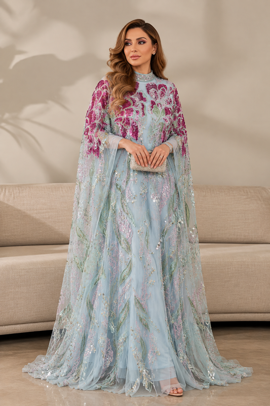 Zariah Elan Embellished Kaftan
