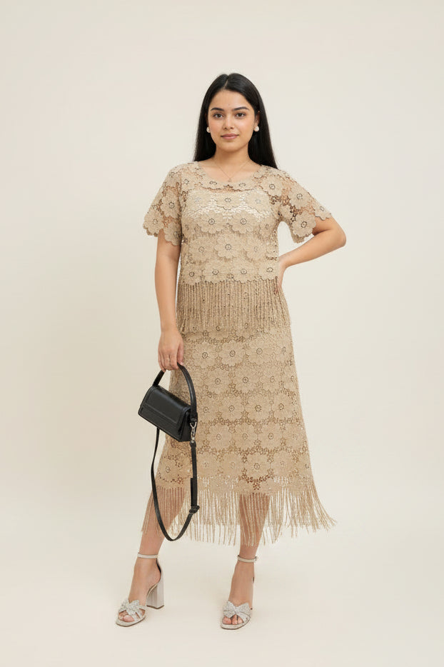 Floral Fringe Co ord