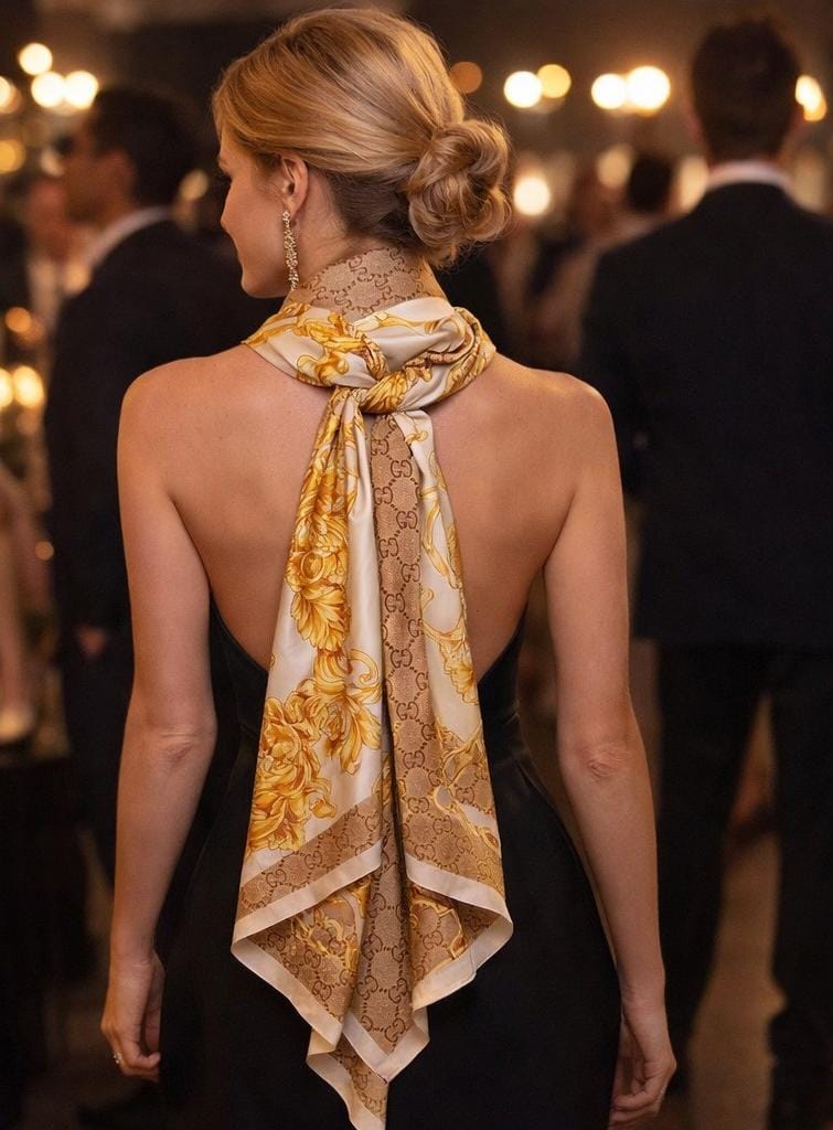 Baroque Silk Scarf