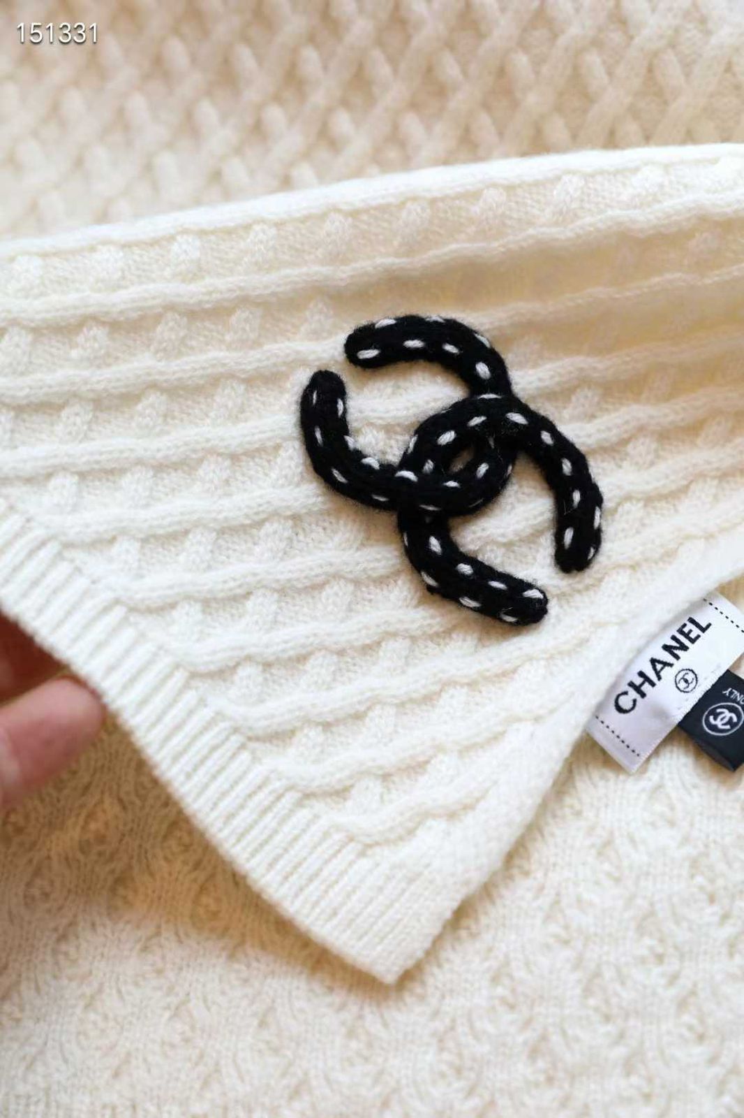CC Logo Knit Scarf