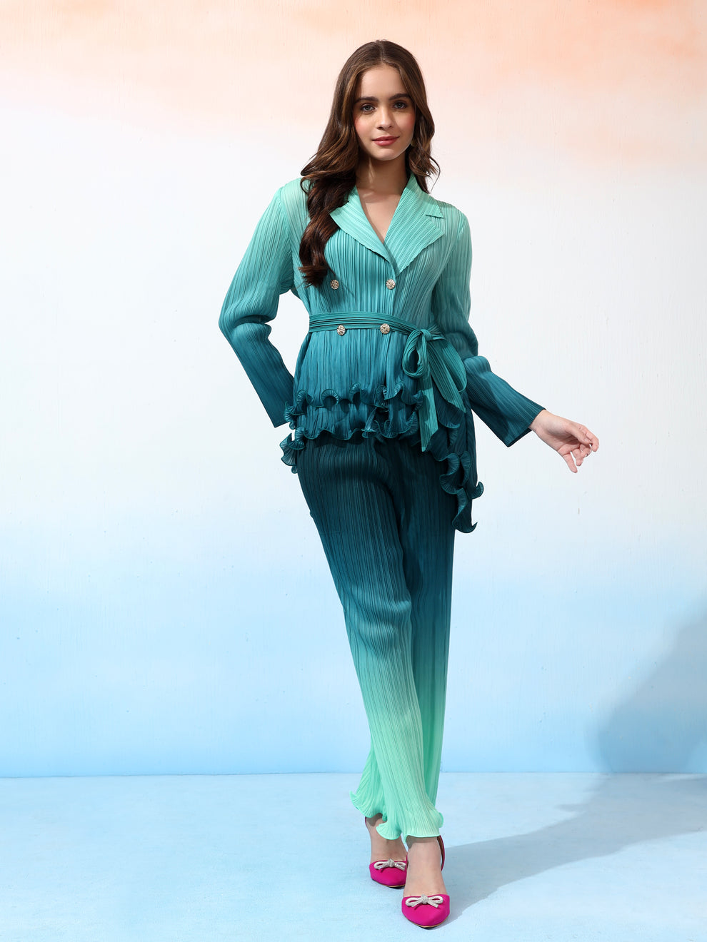 Emerald Ombre Luxe Co-ord Set