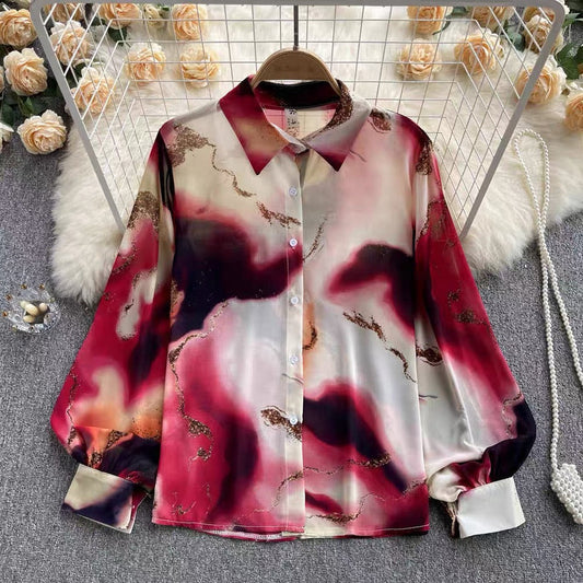 Julia lantern sleeve shirt