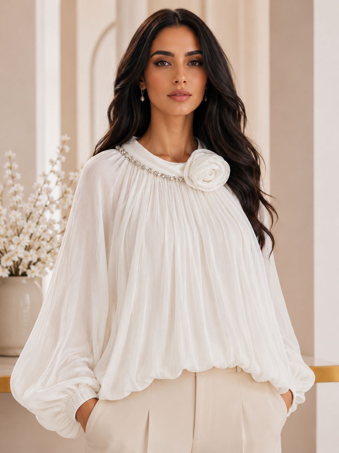 Elan Rose Top
