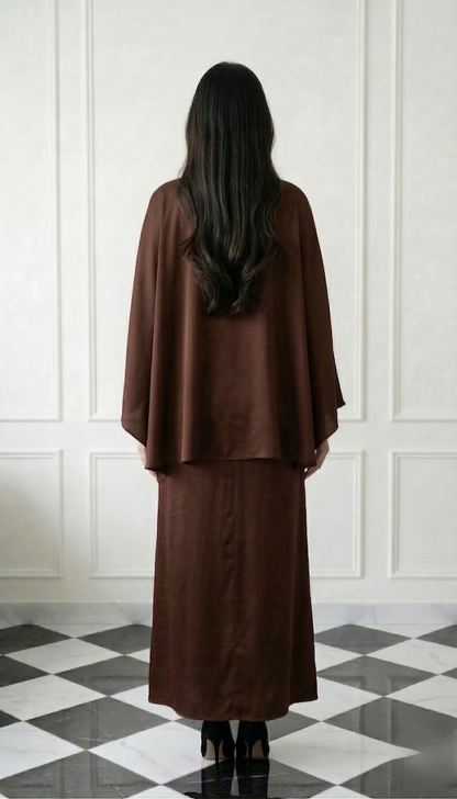 Rose Luxe Drape Kaftan