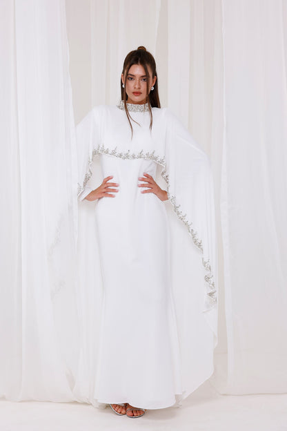 Royal Crystal Luxe Cape Set