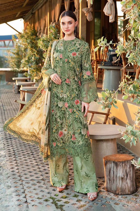 3 Piece Unstitched Printed Lawn Suit | MPT 2508