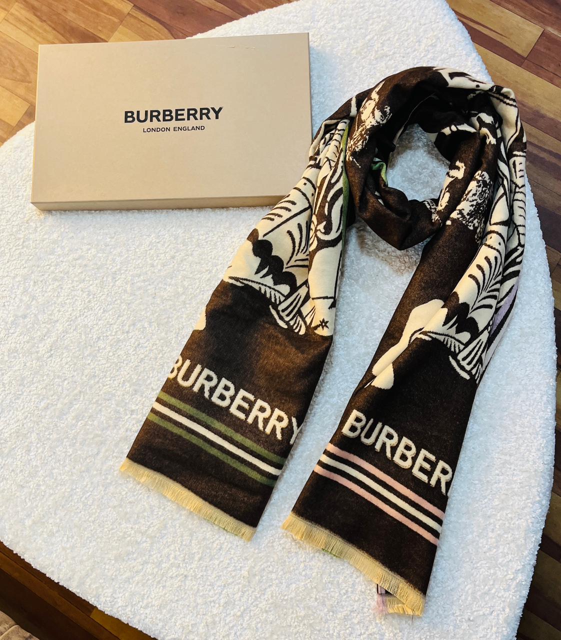 Branded BB Line Winter Reversible Stole