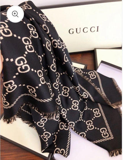 Noir Signature Reversible Luxe Scarf