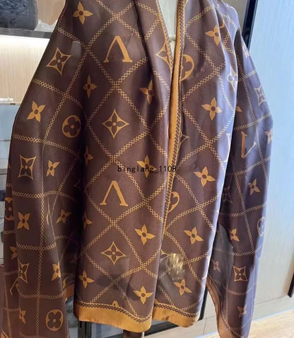 Cocoa Royale Monogram Scarf