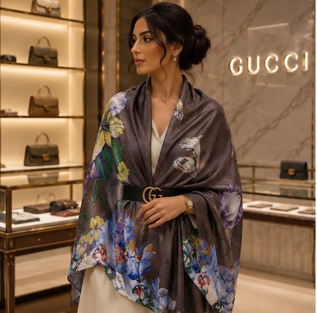 Gracia Luxury Monogram Stole