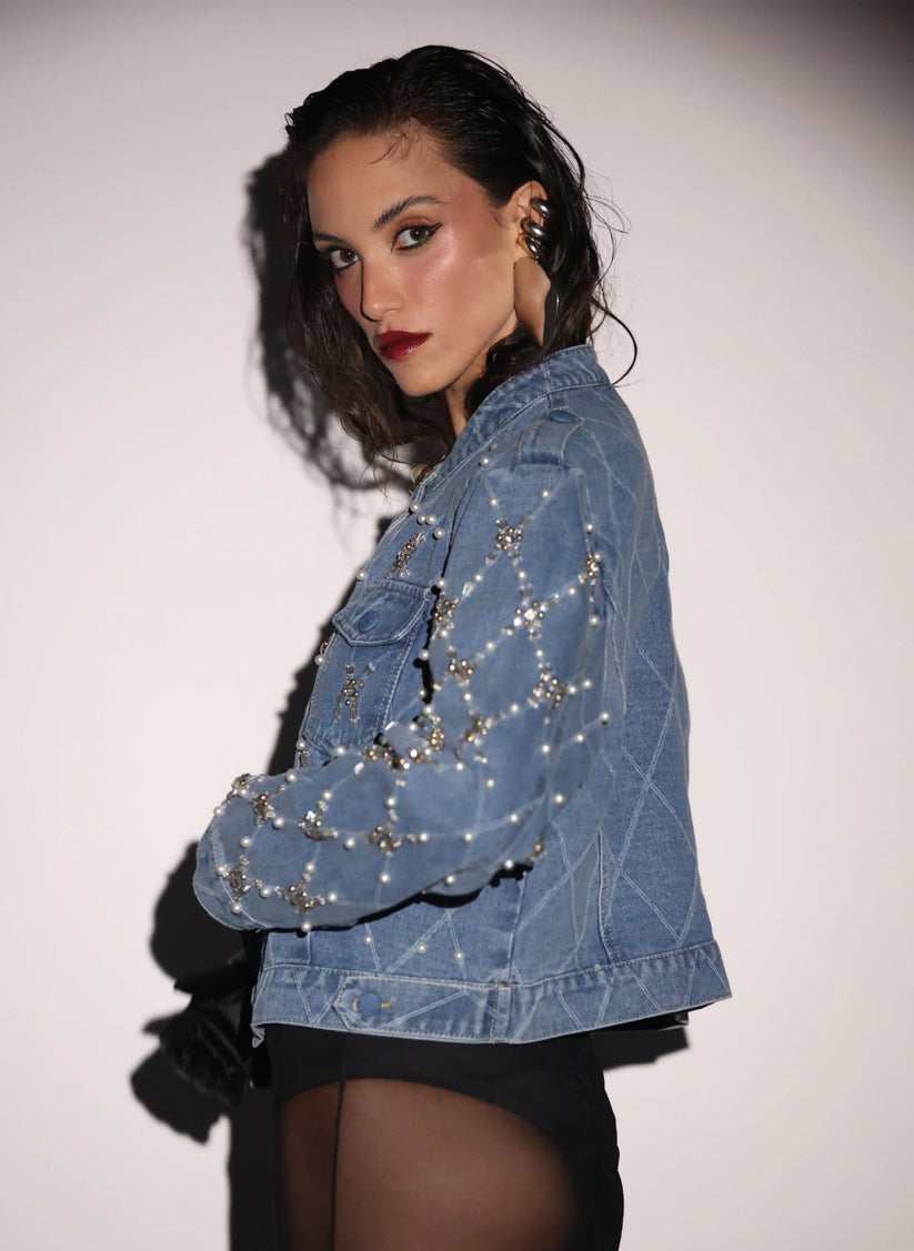 Pearlux Hand bejeweled Jacket