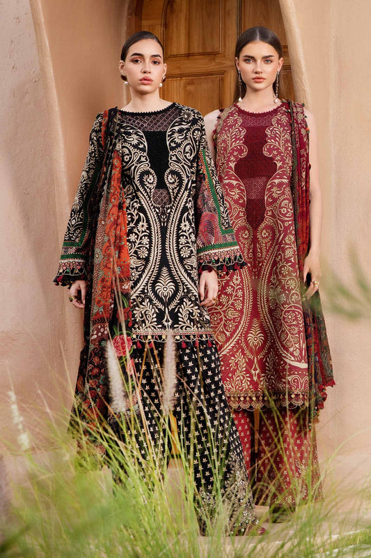 3 Piece Unstitched Printed Lawn Suit | MPT 2512 - B