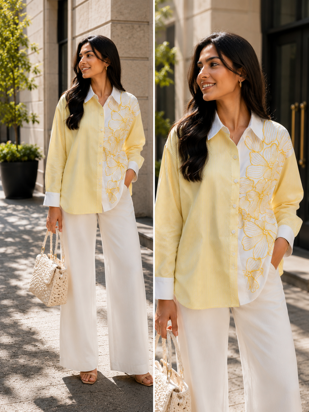 Emma Floral Embroidered Shirt