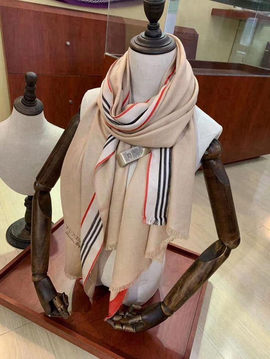 Luxury Brand BB Most demanded Semi Cotton Scarf - Beige