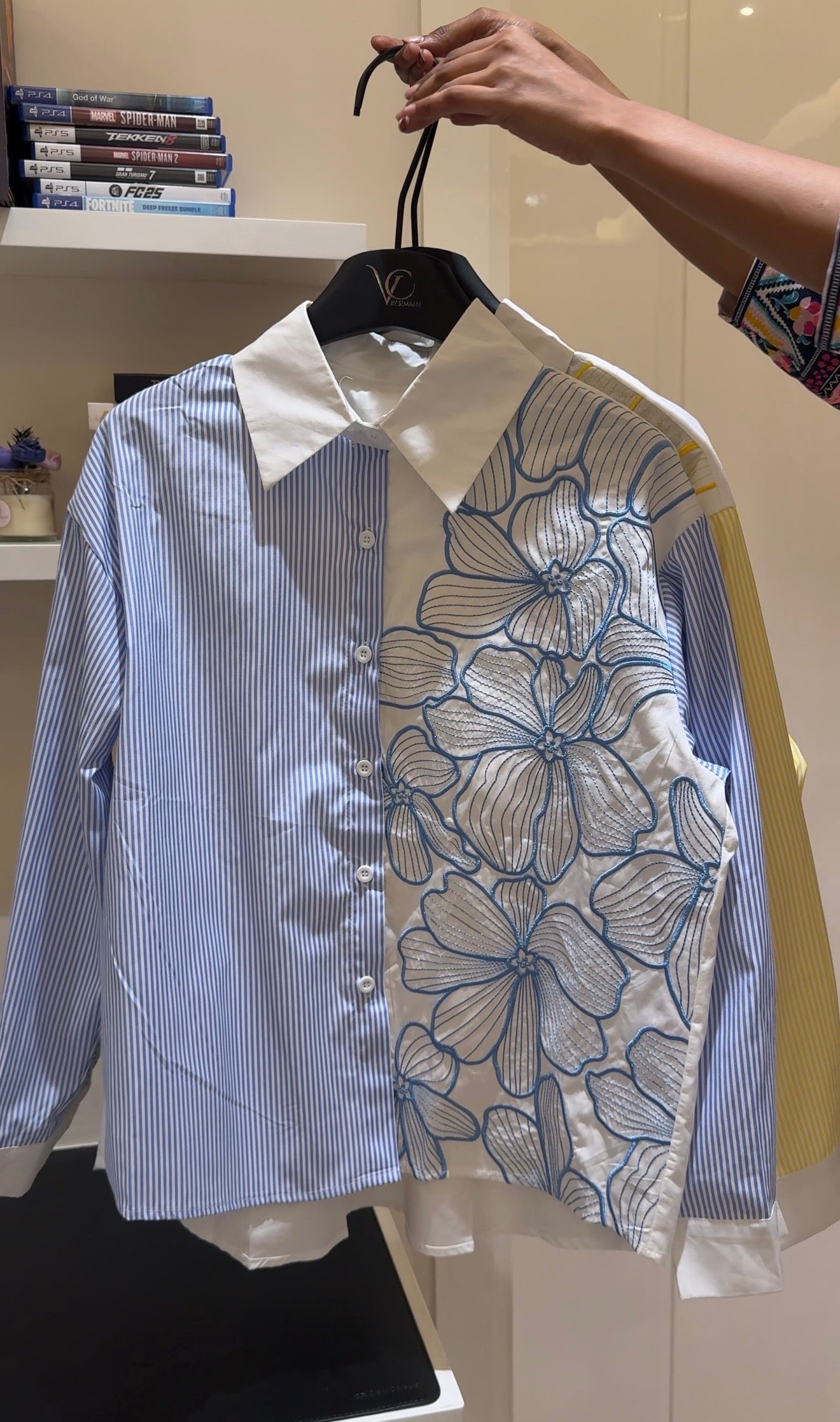 Emma Floral Embroidered Shirt