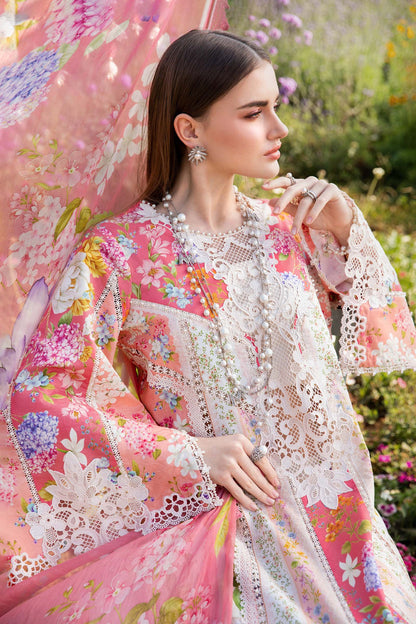 3 Piece Unstitched Printed Lawn Suit | MPT 2509 - B