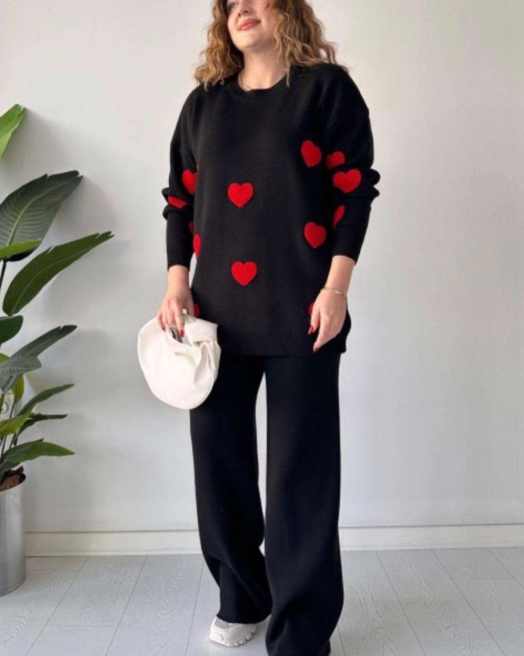 Rosie Oversized Heart Co Ord Set