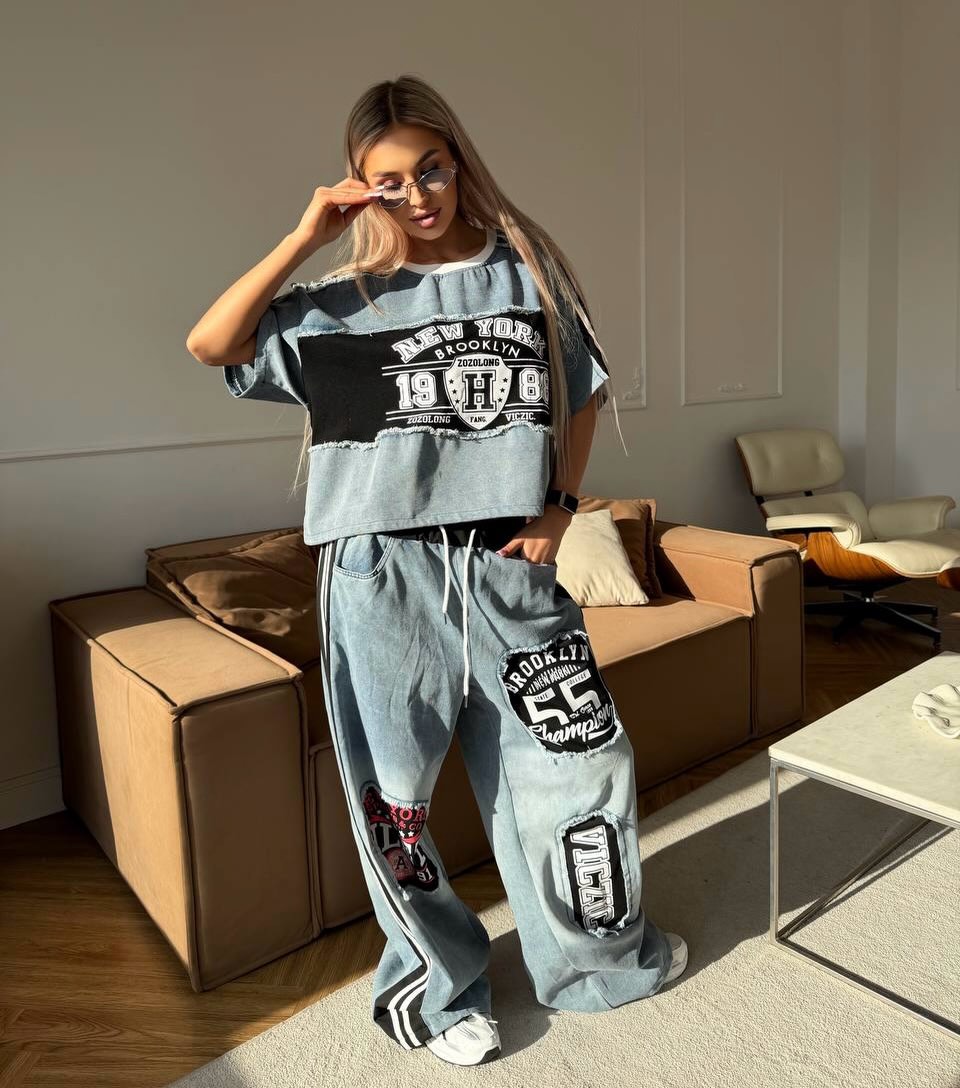 Athletica Luxe Denim Co Ord