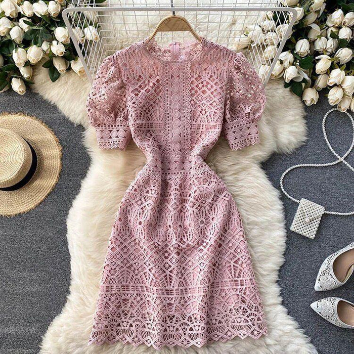 Zoish Vintage Luxury Lace Dress