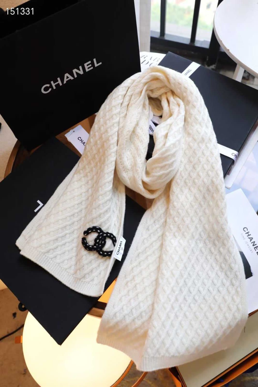CC Logo Knit Scarf