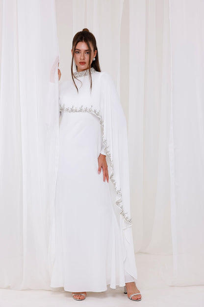 Royal Crystal Luxe Cape Set