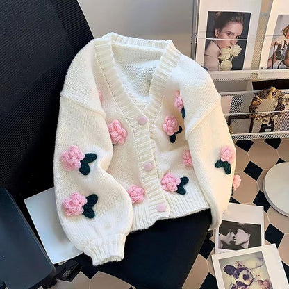 Rose Bloom Cardigan