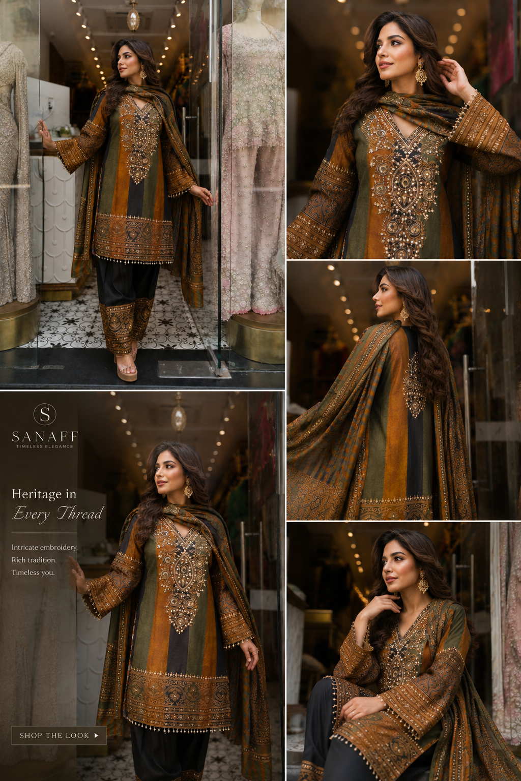 Regal Olive Heritage 3 Peice Suit