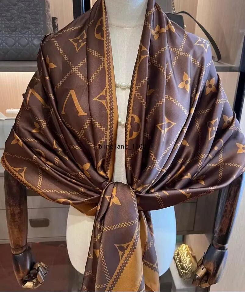 Cocoa Royale Monogram Scarf