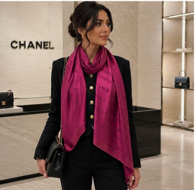 CH Luxury Monogram Stole