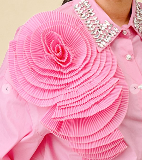 Fiusha 3D Rose Shirt