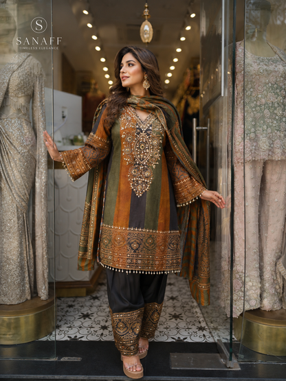 Regal Olive Heritage 3 Peice Suit