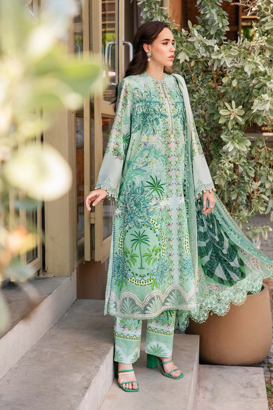 3 Piece Unstitched Printed Lawn Suit | MPT-2514-A