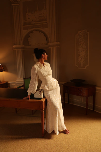 Blush Lumière Couture Dress