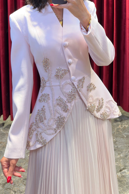 The Pearl Elan Gown Set