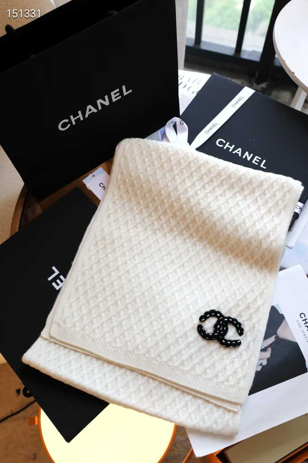 CC Logo Knit Scarf