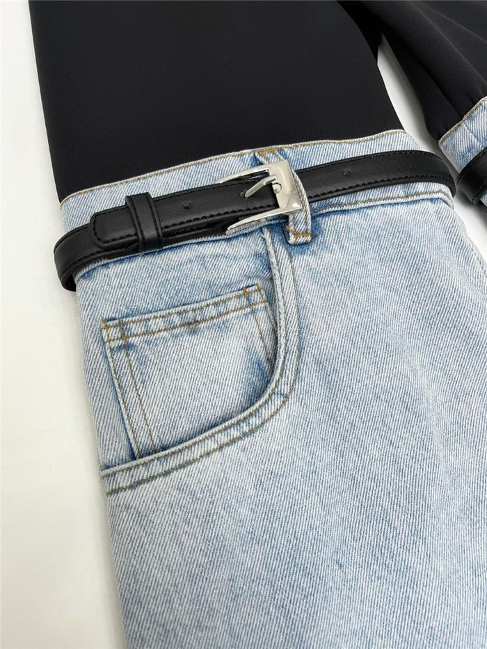 Luna Eclipse Buckle Flare Jeans