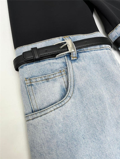 Luna Eclipse Buckle Flare Jeans